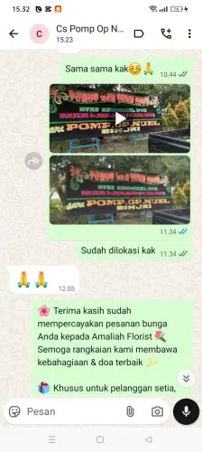 Testimonial Papan Bunga parage